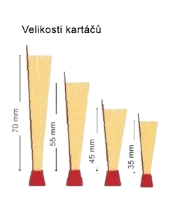 Výměnné brusné kartáče LiteSand různých výšek